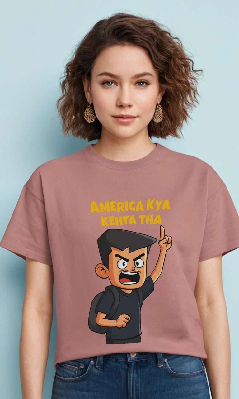 America Kya Kehta Tha | Famous Meme Tee