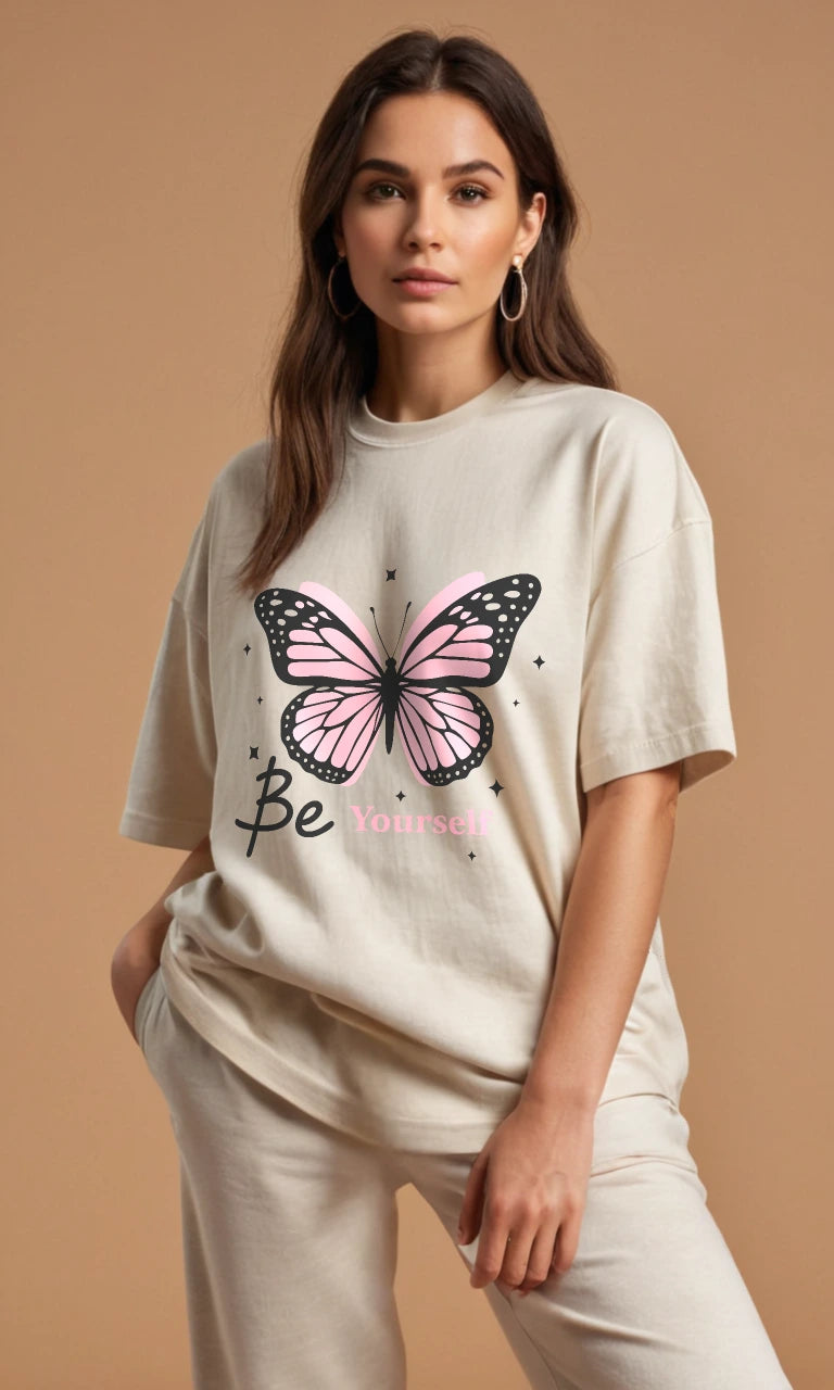 Be Yourself Oversized Tee