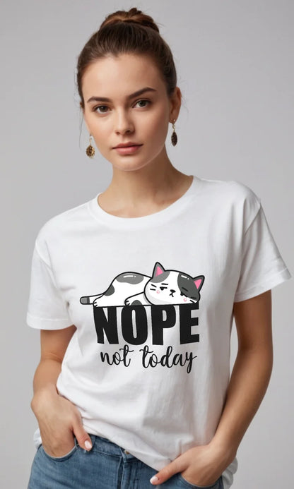 Nope Not Today Regular Crew Tee