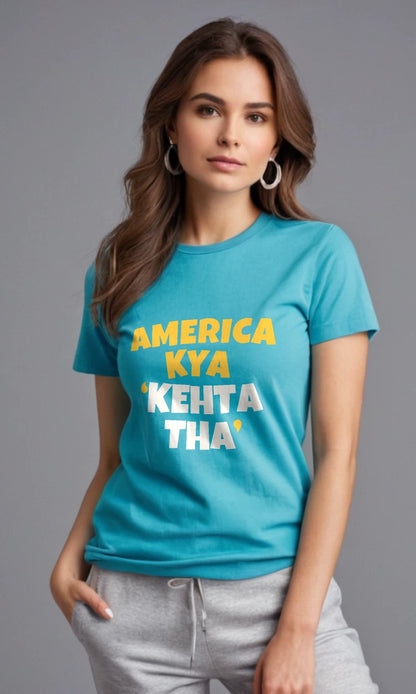America Kya Kehta Tha | Famous Meme Tee | Original