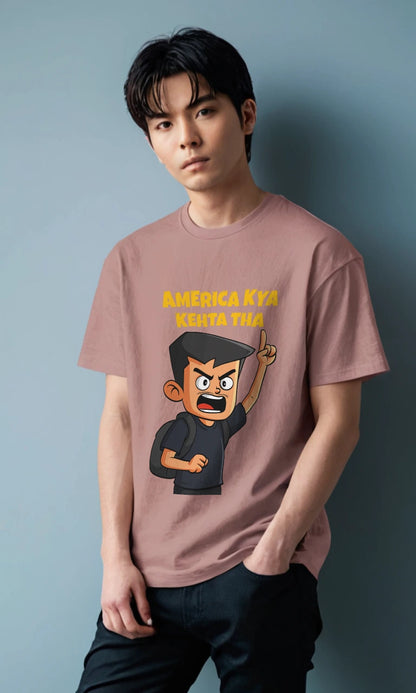 America Kya Kehta Tha | Famous Meme Tee