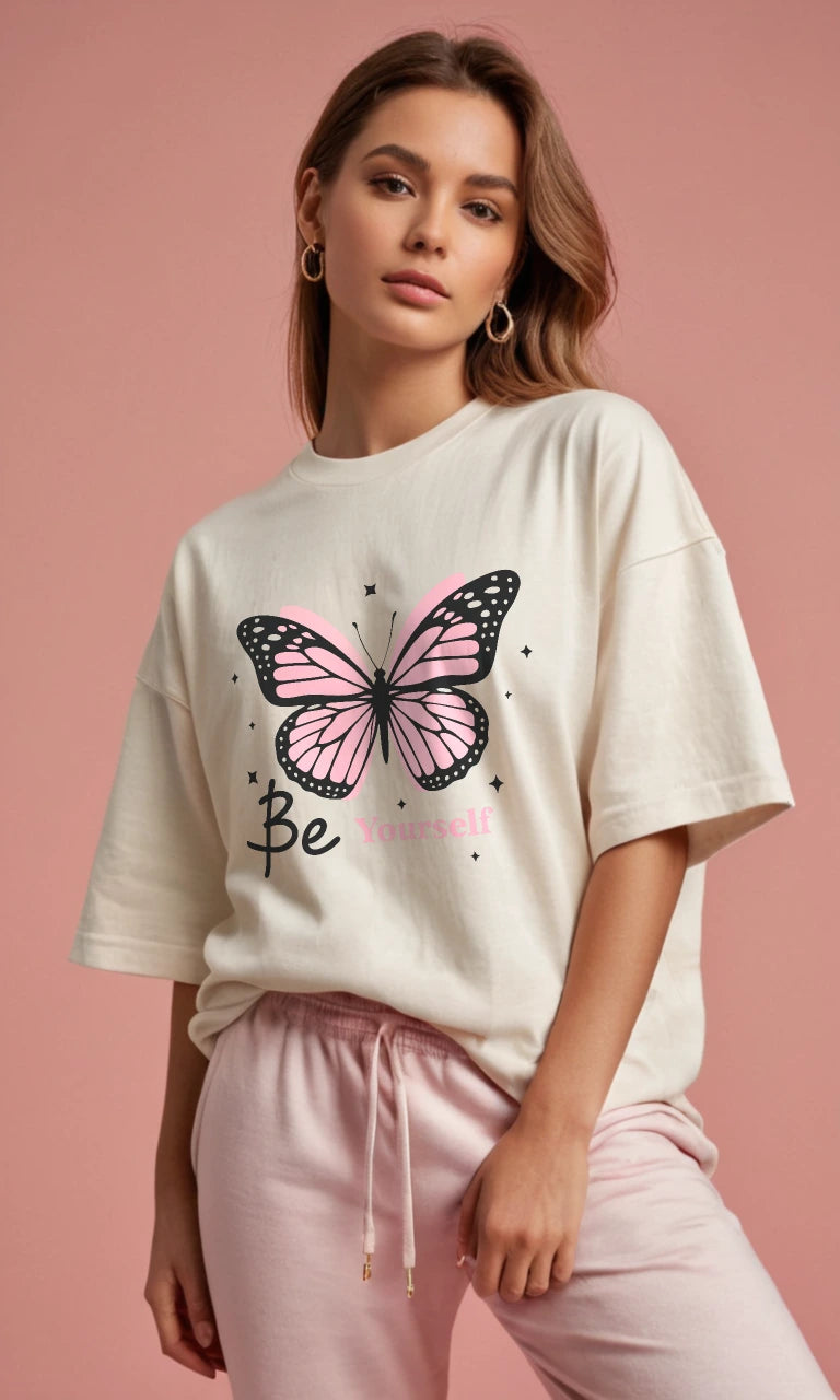 Be Yourself Oversized Tee