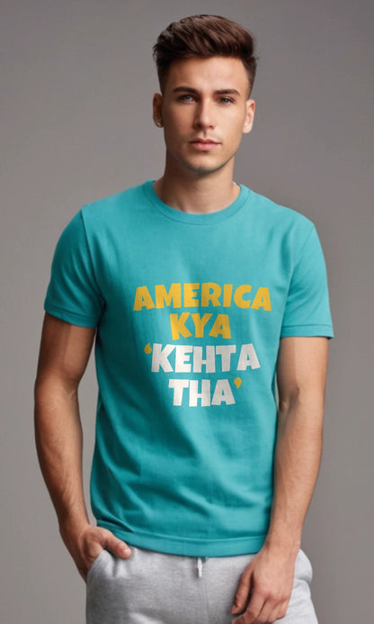 America Kya Kehta Tha | Famous Meme Tee | Original