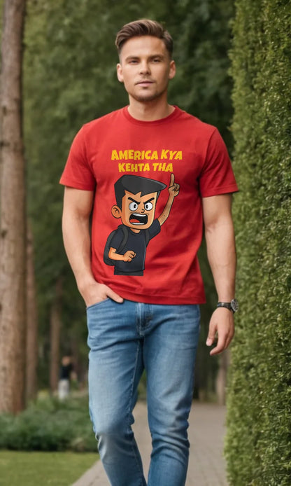 America Kya Kehta Tha | Famous Meme Tee
