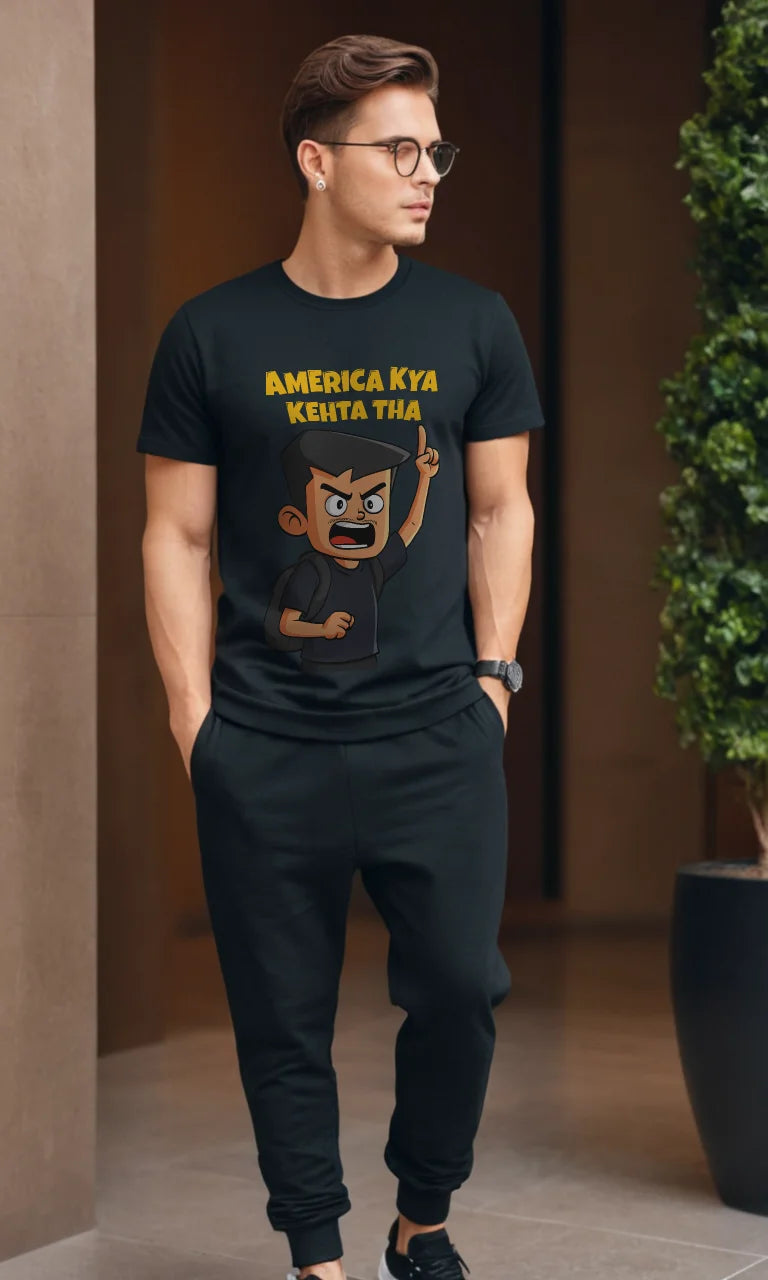 America Kya Kehta Tha | Famous Meme Tee