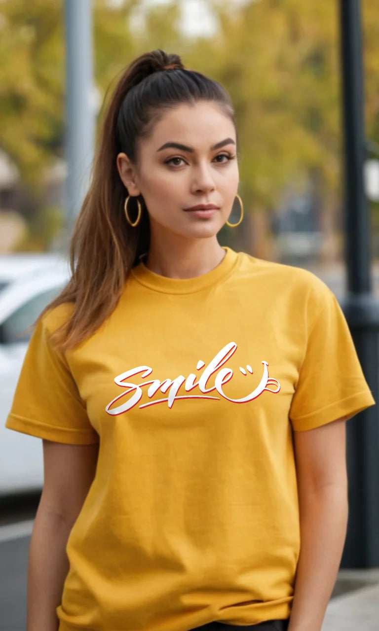 Smile Regular Crew Tee