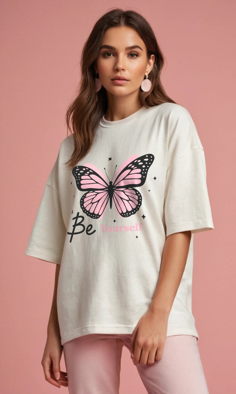 Be Yourself Oversized Tee