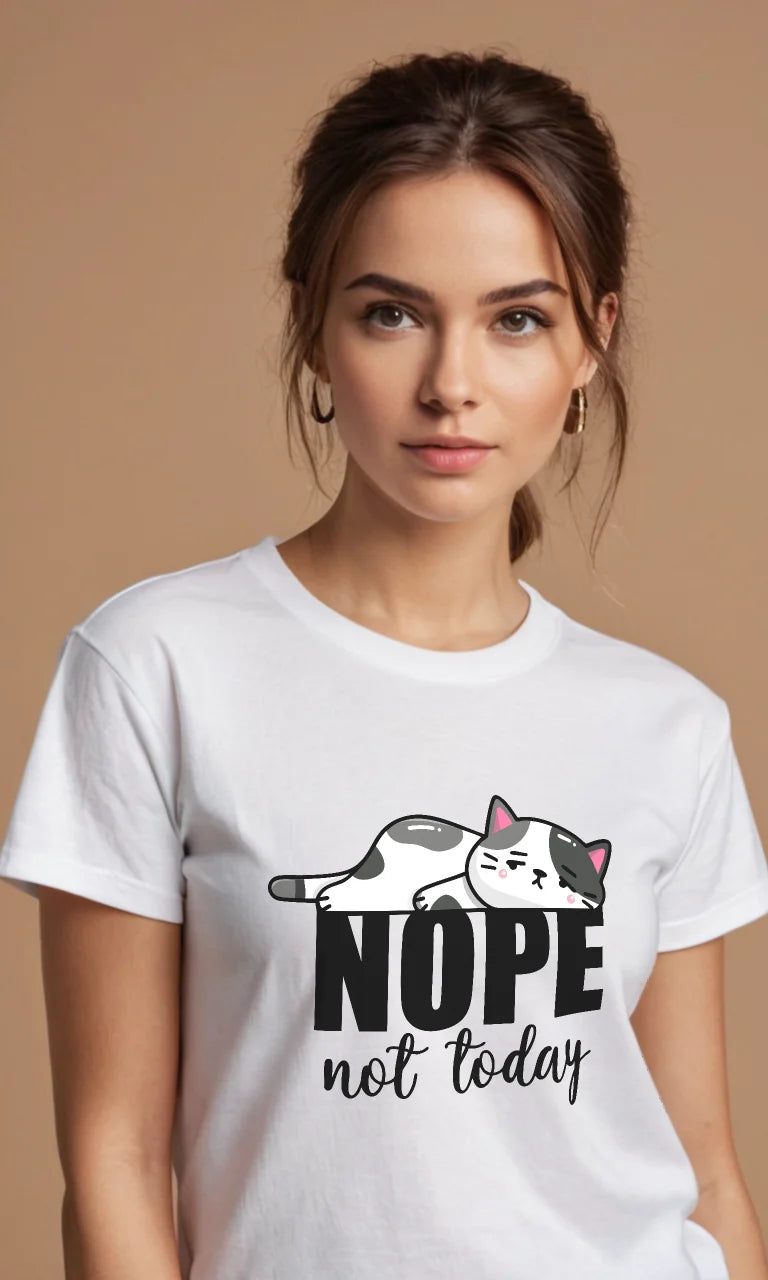 Nope Not Today Regular Crew Tee